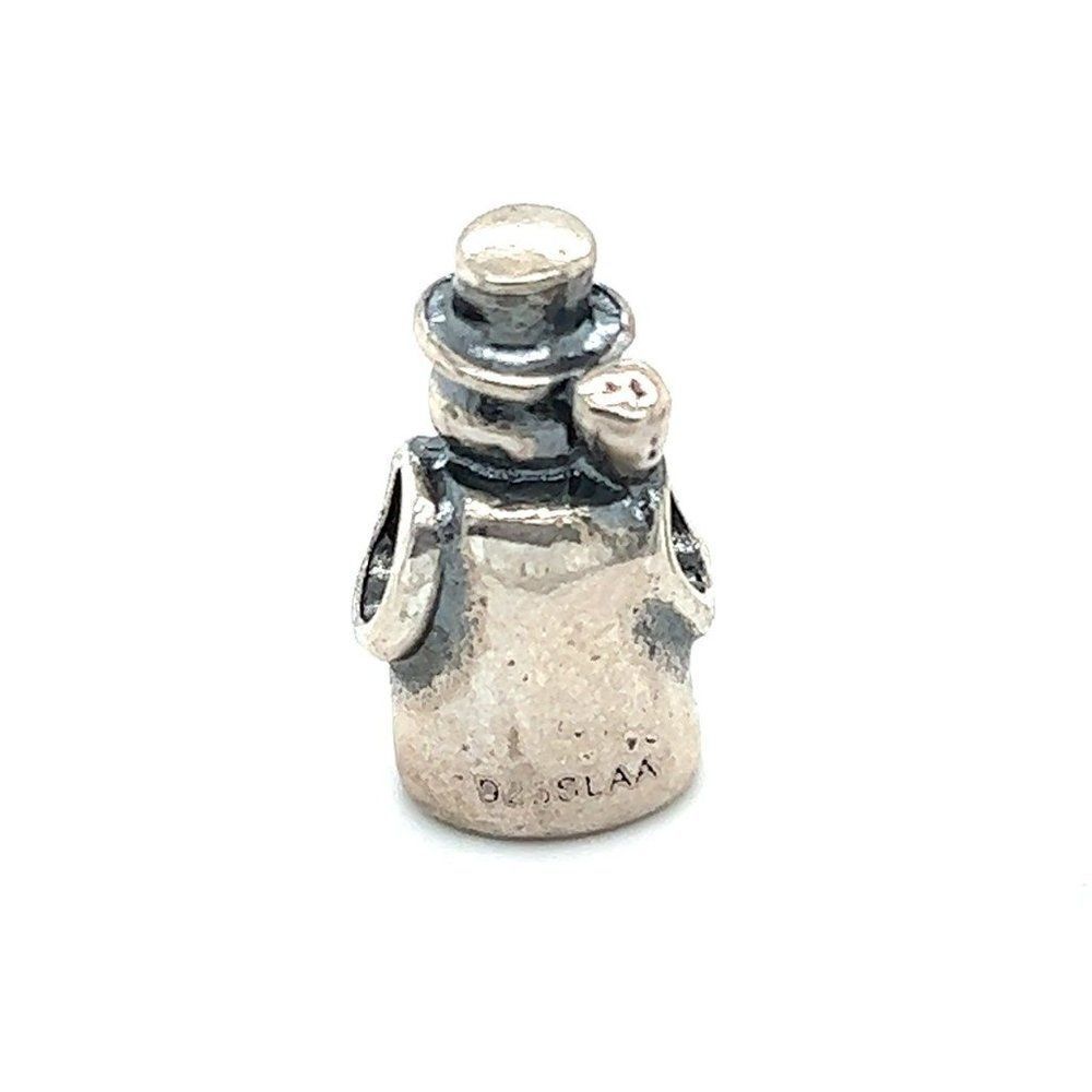 Retired Trollbeads Snowman Bead - Picture 2 of 4